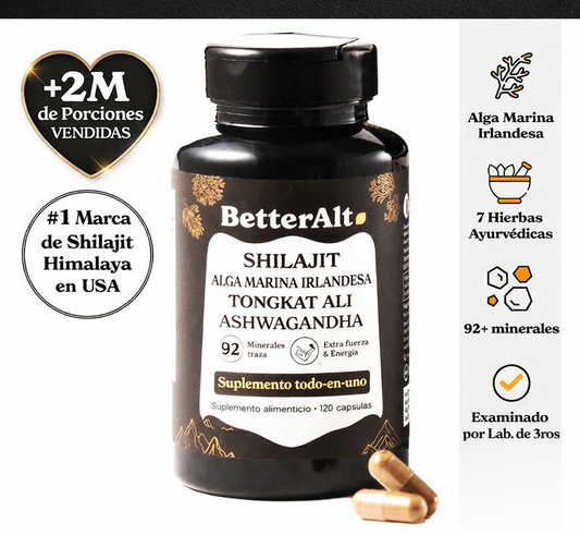 SHILAJIT BETTERALT 92 MINERALES